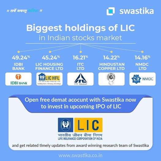 NeshaSingh6's tweet image. Don't miss the chance!
Open a Free Demat &amp;amp; Trading account: bit.ly/3scO5nr
📞 7556688024

#SwastikaInvestmart #LICUpdates #LIC #sharemarket #stockmarket #nifty #sensex #indianstockmarket #nse #bse #investment #investing #stockmarketnews #stocks
