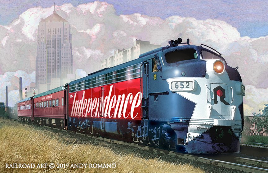 The way Rock Island's BiCentennial E8 #652 was SUPPOSED to look