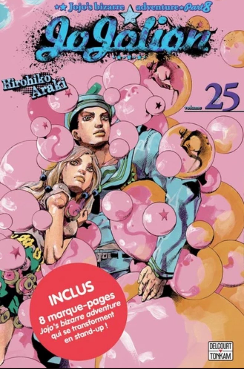 Weebexclusif's tweet photo. Une nouvelle édition collector va sortir en juin pour Jojo's bizarre adventure tome 25

et cette fois ci vous trouverez dans cette édition des marques pages ⚡ https://t.co/NFsvuGvevt