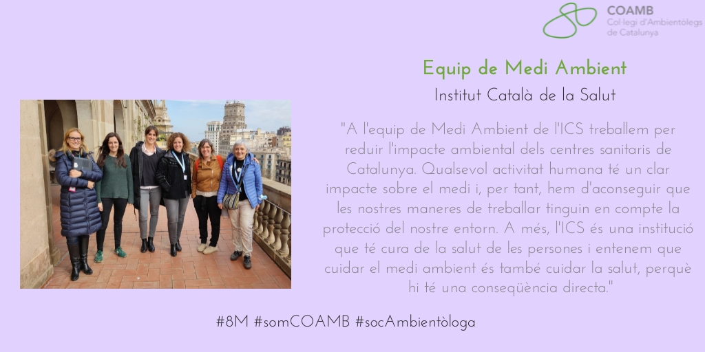 COAMBcat's tweet photo. Per la seva banda, a l'equip de medi ambient de l'@icscat també hi treballen ambientòlogues! https://t.co/YfhGCm7GLa