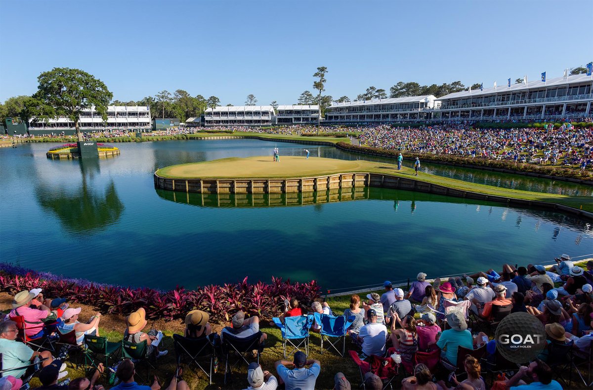 I don't think any of us really thought of #17. It just kind of arrived. We just kept digging. Actually, I think my wife Alice came out one day, looked at the area and said let's just make it an island green.' designer Pete Dye @ILoveDyeGolf @TPCSawgrass @THEPLAYERSChamp