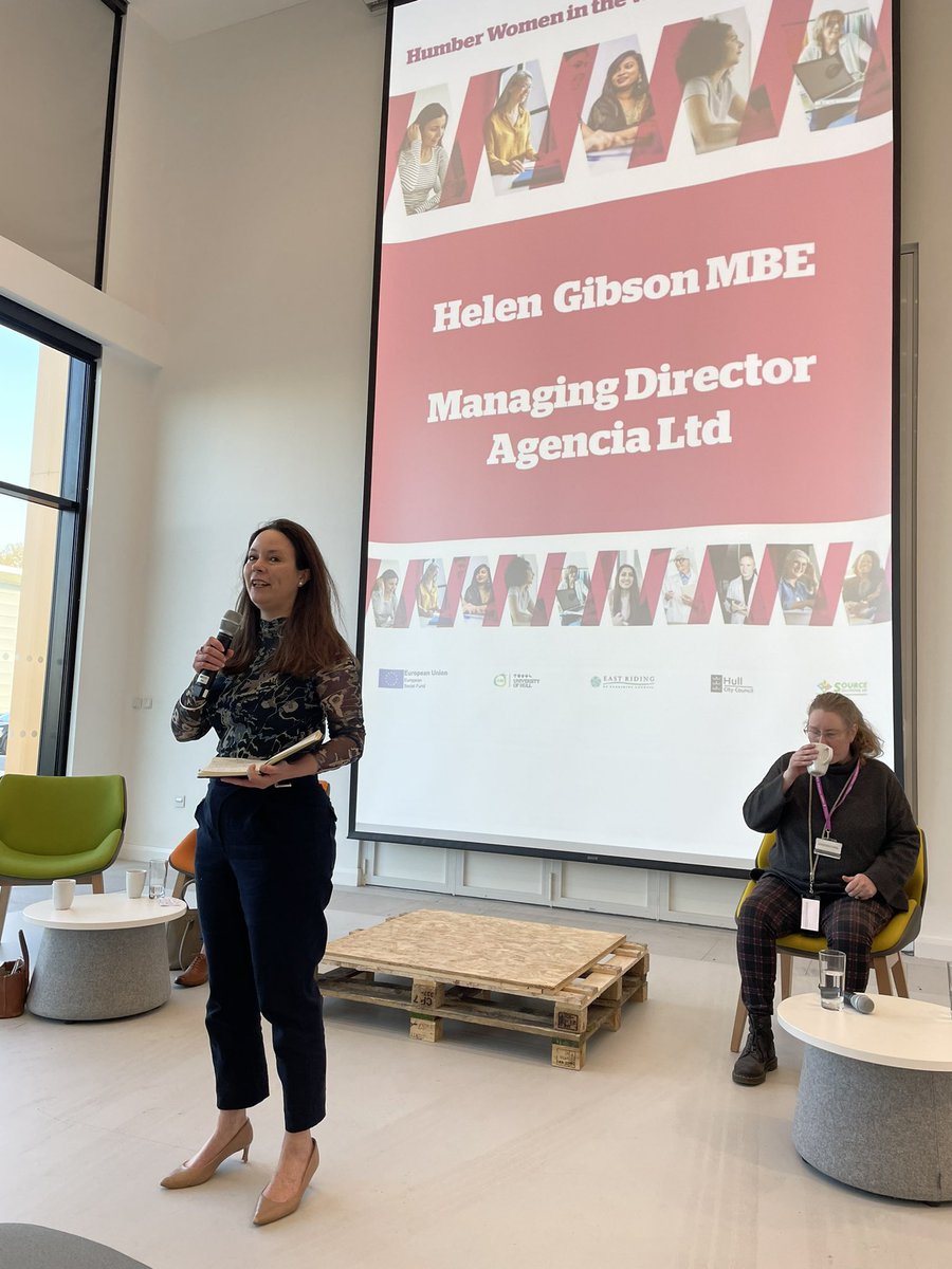 Great to hear from Helen Gibson MBE of <a href="/agencia_ltd/">Agencia</a> with some sound advice for women in the workplace…

“Make it personal - often you’re told to be professional but business is personal &amp; everything is built on relationships.”

#WomensDay #InternationalWomensDay #BreakTheBias