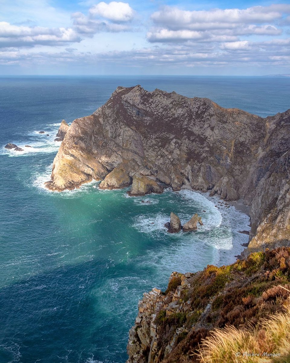 The mighty Sturrall ridge at Glencolmcille.