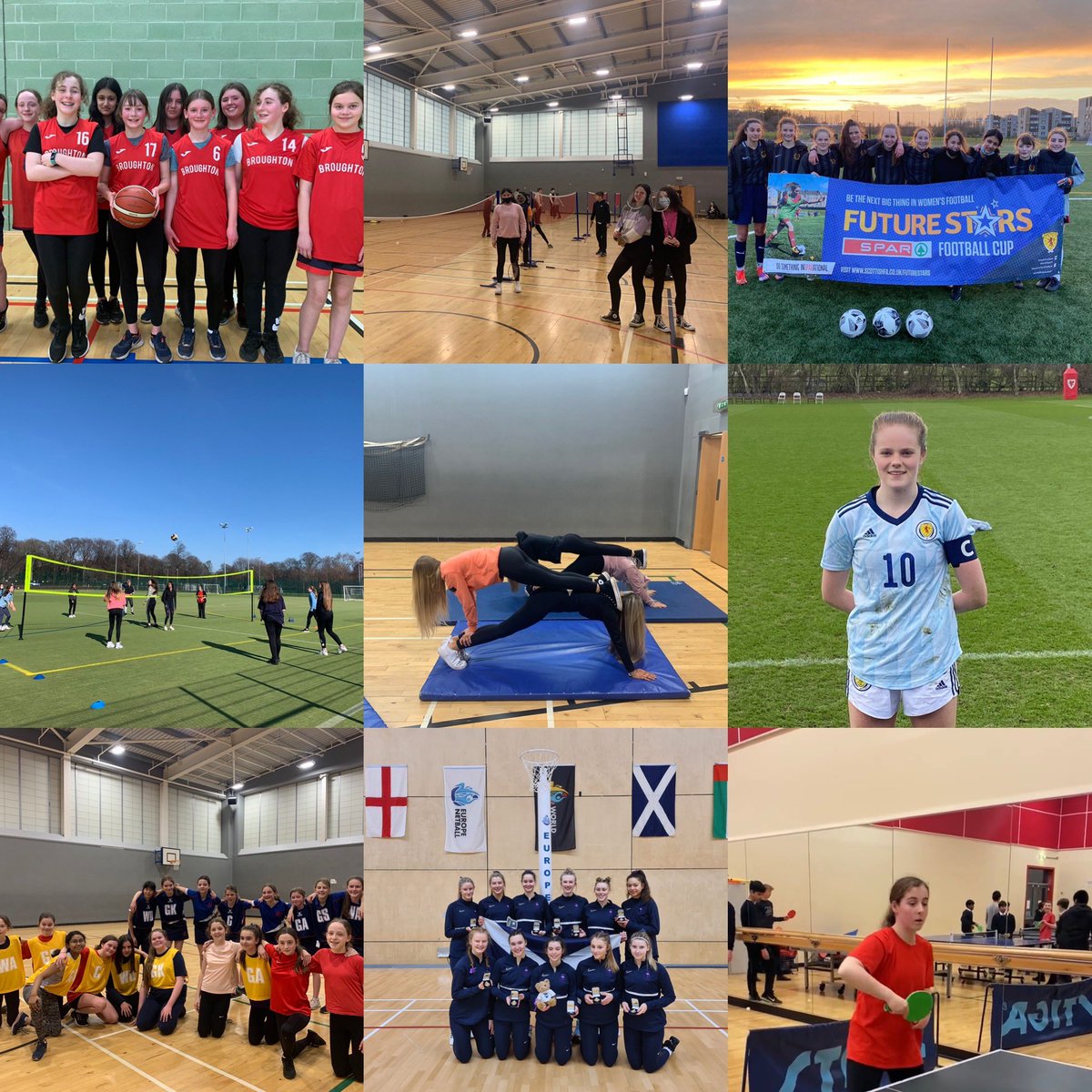Broughton_PE's tweet photo. Happy International Women’s Day🥳

We are so proud of all of the amazing sporting success and efforts the girls have had recently, but most of all of how confident, strong, kind &amp; ambitious our young women are everyday👏🏽💪🏼👊🏼

#BreakTheBias 🏅 🏆 🏴󠁧󠁢󠁳󠁣󠁴󠁿 
#InternationalWomensDay2022 https://t.co/wX7MkzRs1c
