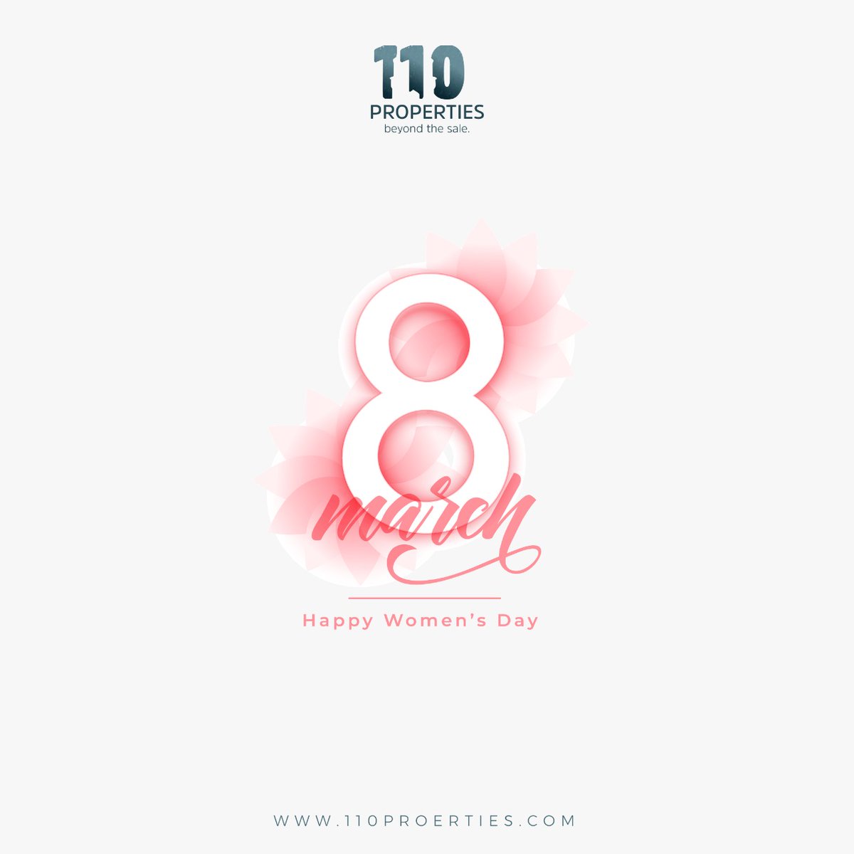 110properties's tweet photo. One of the core values of #110Properties is gender equality achieved by empowering women . So, let's celebrate #WomensDay  with our strong, empowered and commitment driven women who're truly invincible.
#8thMarch #womenpower #WomensDay2022 #womenempoweringwomen 
#womeninbusiness https://t.co/jyt4bbXjIk
