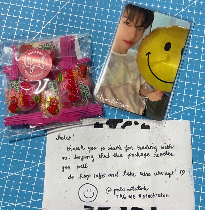 baeribhcart's tweet photo. γ #baeribhmails γ
β fr: @patopotatoh β¨
Thank you for trading with me and for packing this Delight PC safely! #prooftatoh
β‘
κ° traded: unsealed Delight (Chemistry ver.) κ± https://t.co/IFHwtlcHIh