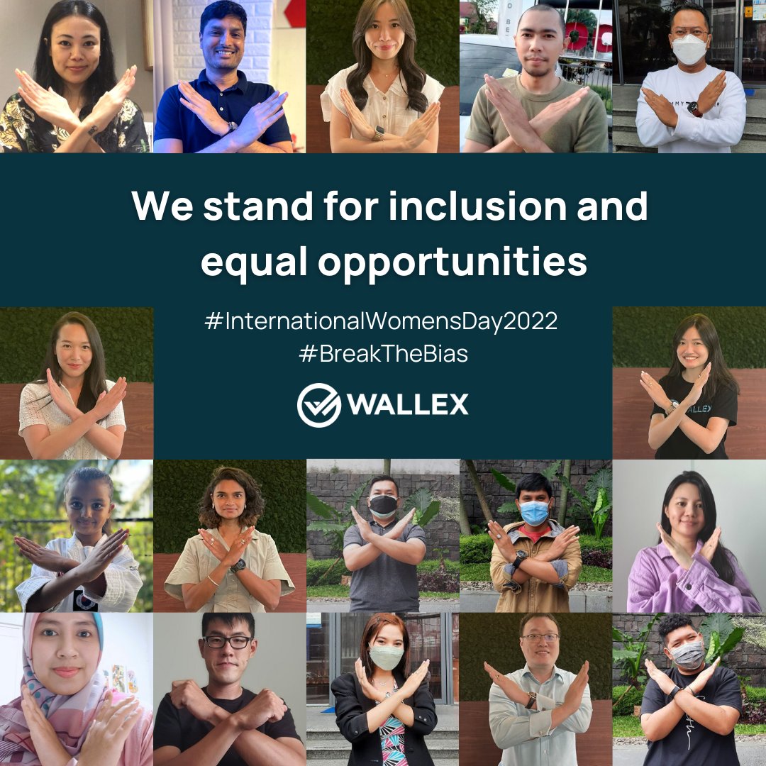 WallexID's tweet photo. Selamat #HariPerempuanInternasional2022 dari Team Wallex!

Kami percaya dalam mendorong tempat kerja dan komunitas yang mengusung nilai-nilai kesetaraan gender.

Mari kita bersama-sama #BreakTheBias. https://t.co/npmxqkjeao