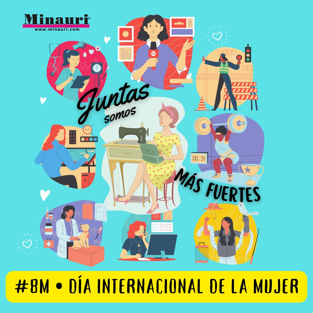 Minauri's tweet photo. Proclamado por la ONU en 1977, el #8marzo celebramos el "Día Internacional de la Mujer". Nació en la Europa del siglo XX y busca reconocer el gran valor e importancia de nuestras mujeres.

#diamujer #diainternacionaldelamujer #8m #8demarzo #8marzo2022 https://t.co/4TtMknIpZk