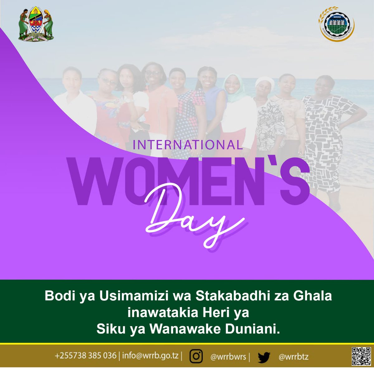 Bodi Ya Usimamizi wa Stakabadhi za Ghala - WRRB

Tunawatakia Heri ya Siku ya Wanawake Duniani.