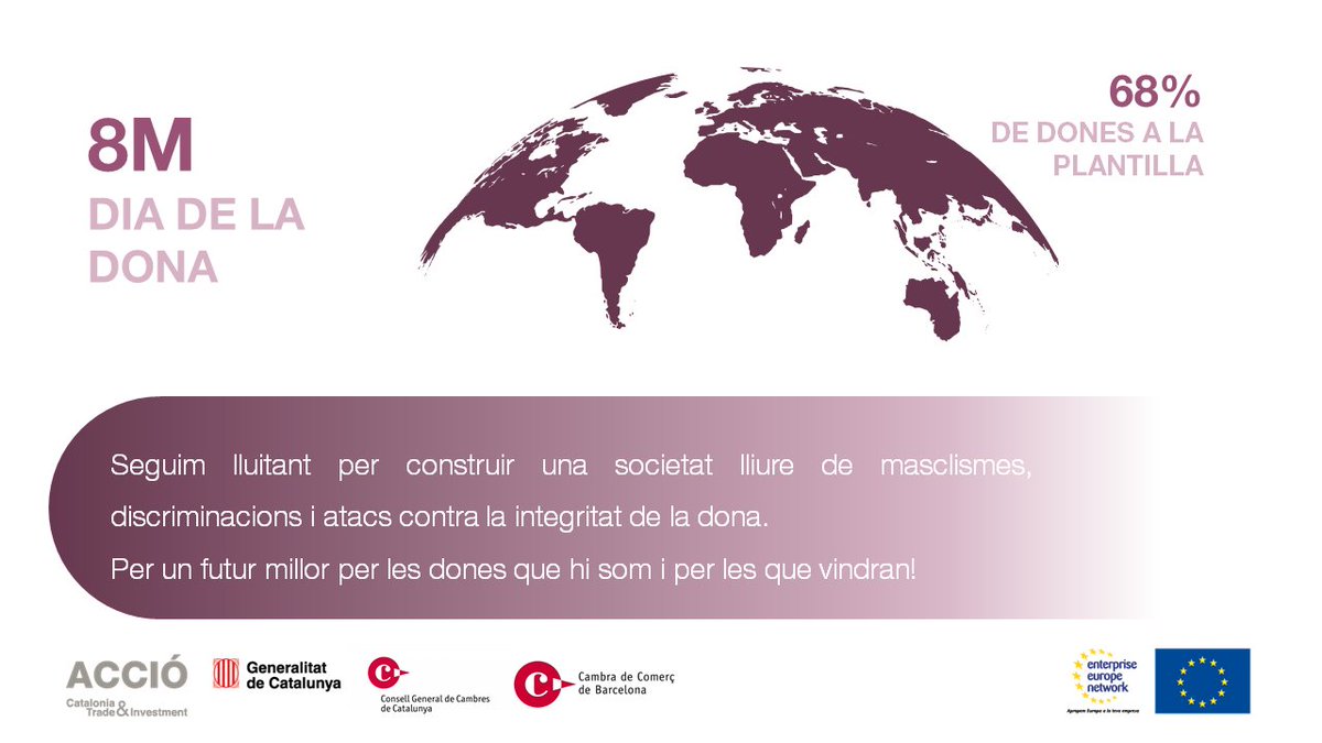 eencat's tweet photo. 📢🟣 Des de #EENCat us volem desitjar un bon dia de la dona!
L’EENCat segueix lluitant per construir una societat lliure de masclismes, discriminacions i atacs contra la integritat de la dona. 🙆🏼♀️🙋🏽♀️🙅🏻♀️🙍🏿♀️
Feliç dia!💜
#InterationalWomensDay #IWD2021 #8M2022 #EENwomen #EENCanHelp https://t.co/7VOe0KOSqe