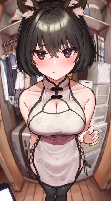 #オリジナル
お姉さんにチャイナドレスを着てもらった 
