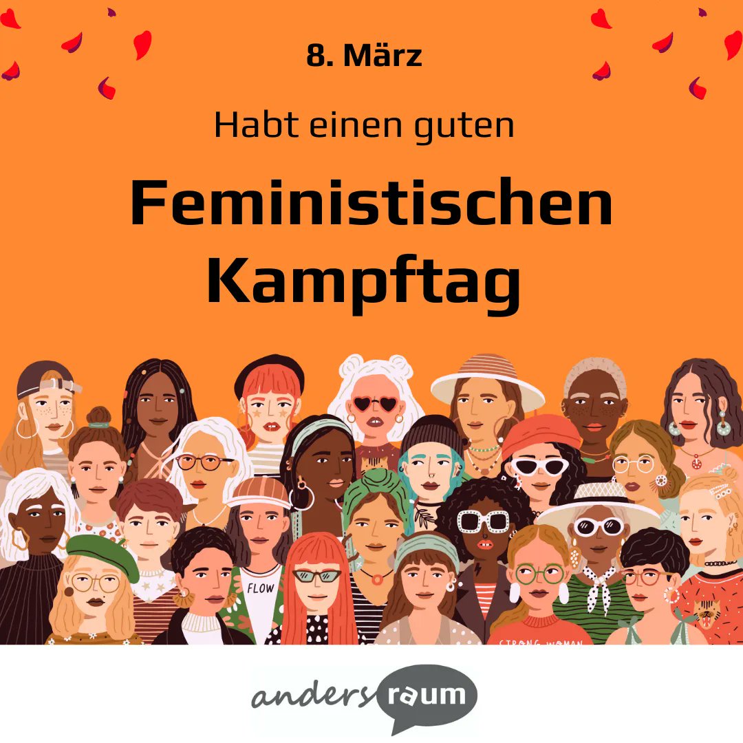 Heute und jeden Tag: Wir fordern Gleichberechtigung und Selbstbestimmung für alle Menschen. Wir setzten uns gegen Diskriminierung und Gewalt ein. ✊ 
⠀
#FeministischerKampftag #8march #8maerz #feminismus #empowerment #againstviolence