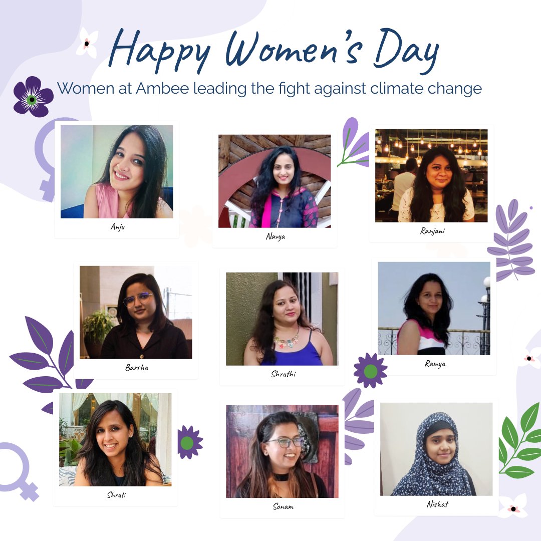 get_ambee's tweet photo. Women can do it all, from being key leaders in social and environmental movements to having the majority as Nobel Prize winners for the environment. Today, we celebrate many such women and those at #Ambee too. Ferociously fighting against #climatechange.
 Happy #WomensDay! https://t.co/fA8AVVWD1t