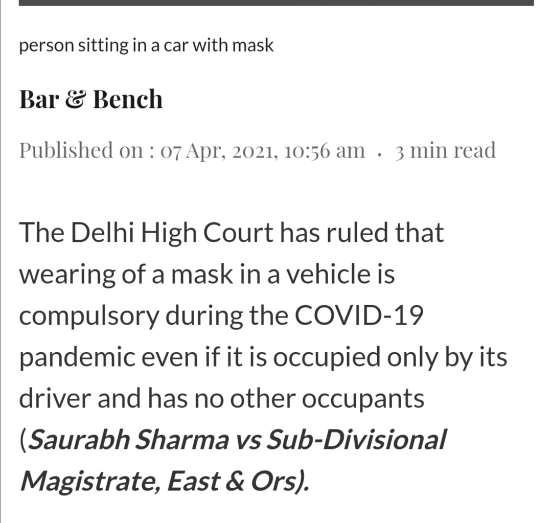 CrisisCatalyst's tweet photo. Delhi HC is now finding its own order issued earlier as absurd. Such are the courts in India. https://t.co/IhCFNo7OUi