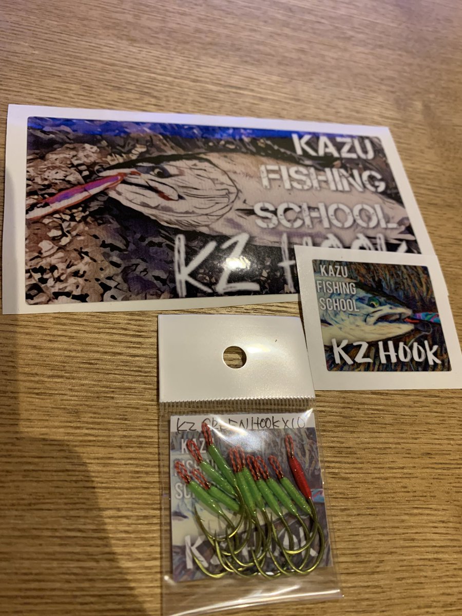 NT_fishing1's tweet photo. もう一度買えたの、届きました😆

またまたミニステッカー、ありがとうございます‼️

そして今回も１個だけ、赤いの入ってました😆当たりっ‼️

＃kazcraft 
＃KZHOOK https://t.co/UHUWzRY5GT