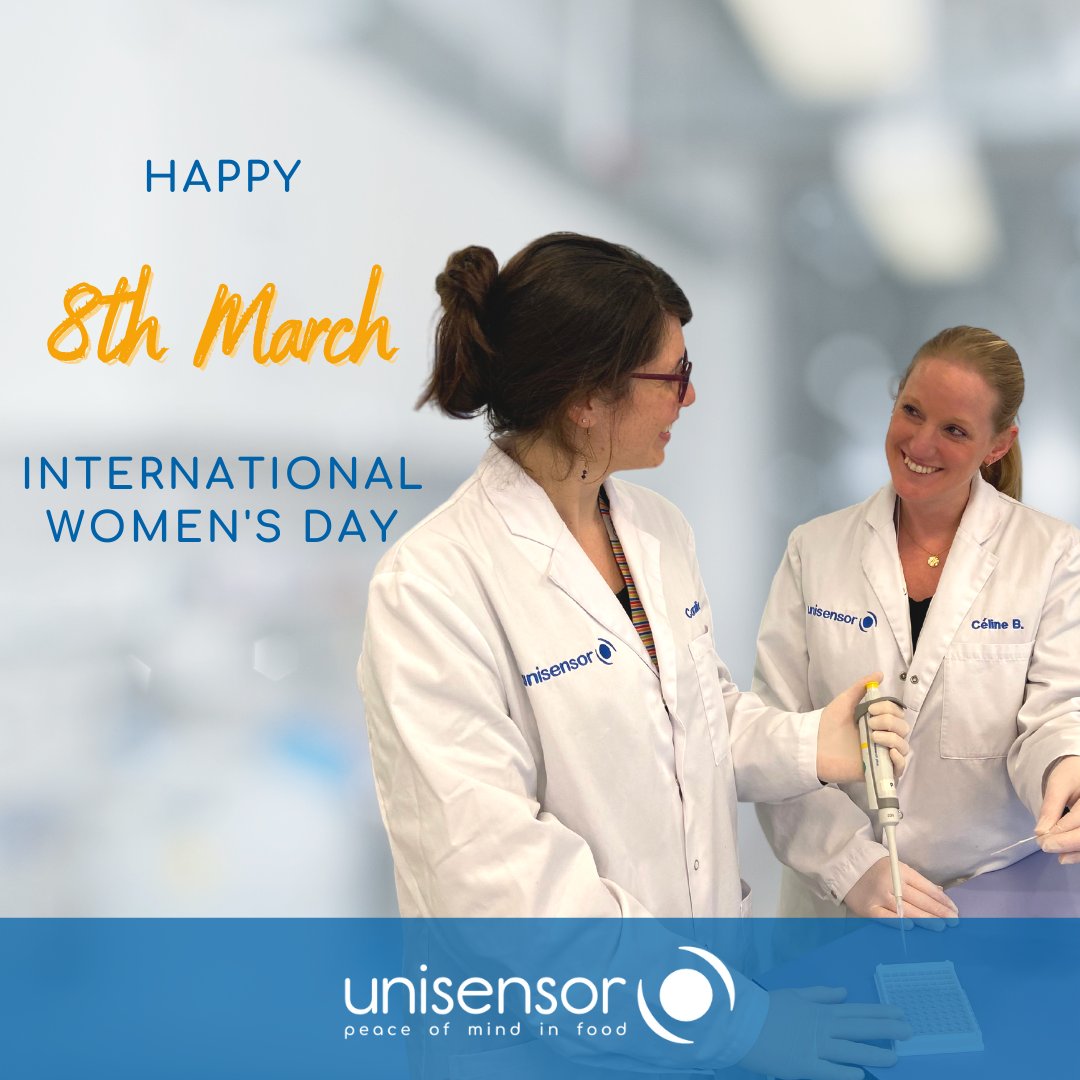 UnisensorBE's tweet photo. Thank you to the Unisensor women's team for helping to ensure #Peace of mind in the #FoodIndustry!🧡

We support the fight against inequality and we are committed every day to establishing an #Equal workplace for all.💙

Unisensor wishes all women, a great #WorldWomensRightsDay! https://t.co/4QCaHtGMI8