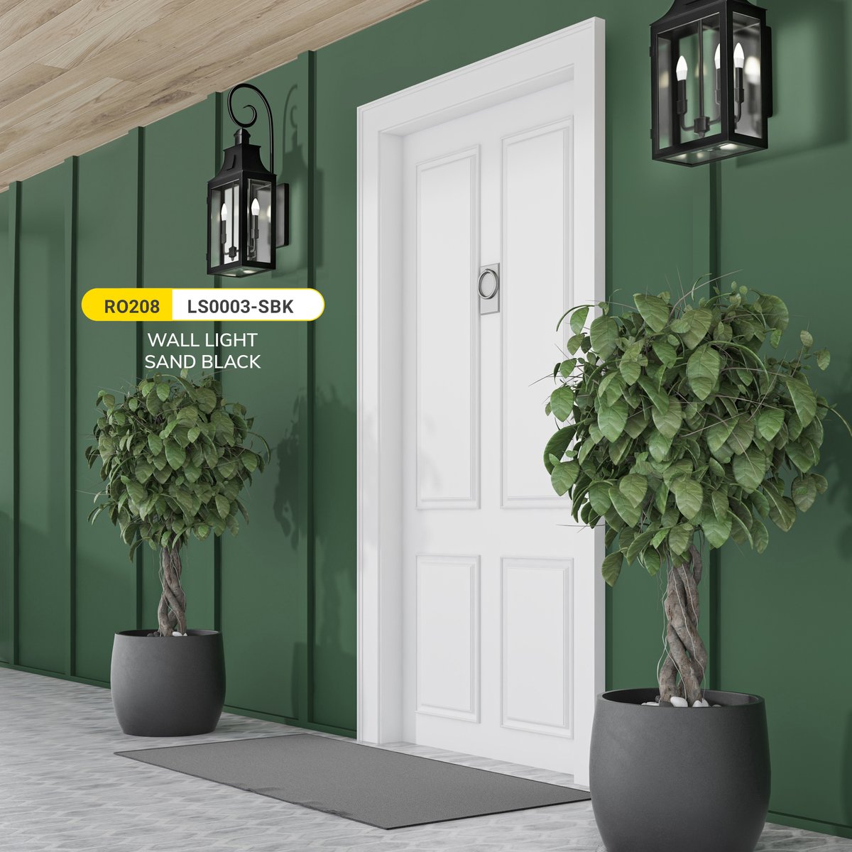 Fewer fixtures say “welcome” better than lanterns flanking your front door. They offer an inviting light and provide a decorative touch: bit.ly/3BkK7ve