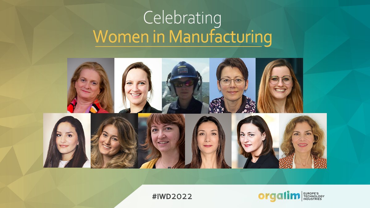 It's #InternationalWomensDay!  As part of this important celebration, Orgalim wants to shine a spotlight on the women working in our #technology industries, on their success and on the value they bring to the workplace. #IWD2022
Join us 👉bit.ly/3sRCs57