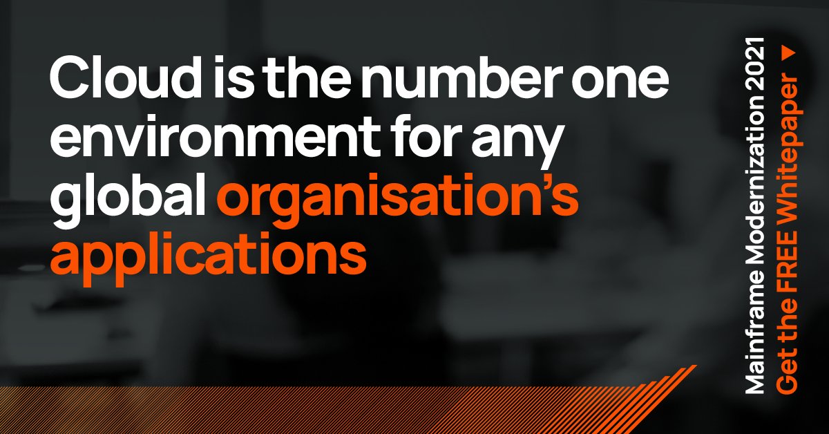 Download the latest #MainframeModernization Survey and discover why #cloud is emerging as number one environment for mainframe applications.
#SetITFree
hubs.la/Q0150qL90