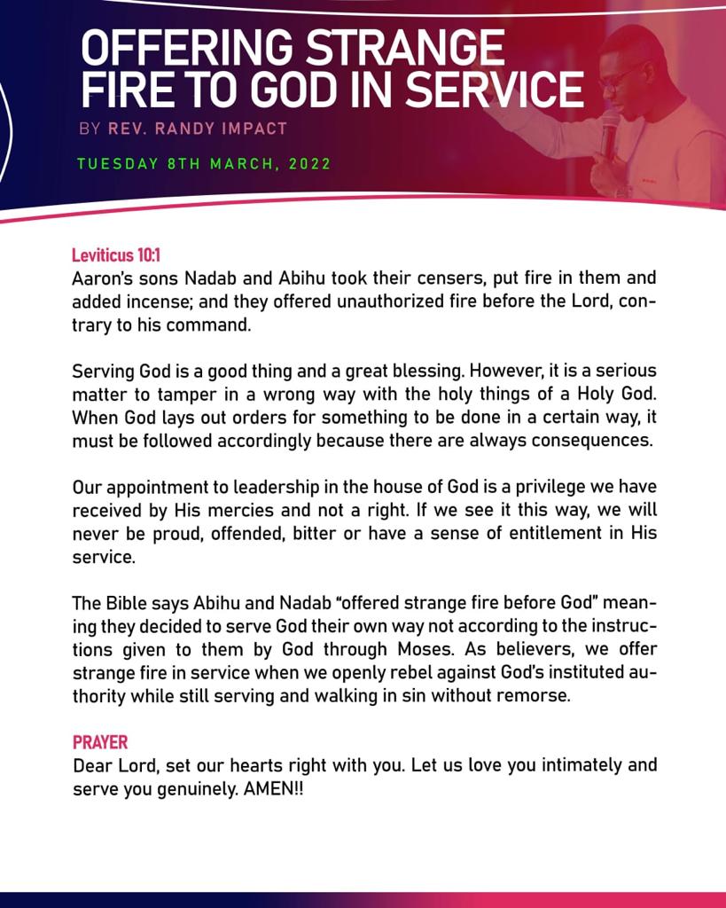 RandyImpact's tweet photo. We must serve God in the way that pleases Him. Amen. 

#dailydevo
#dailyword 
#dailydevotional 
#salvation 
#soulfood https://t.co/c4fBUFpw2k