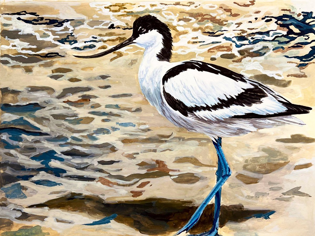 AtelierGeeraets's tweet photo. Yes! Voltooid. Ik maakte een vogel. Het is een kluut

‘Flaneren’
21 x 29,7 cm
Auarel en gouache op papier

Retweet is lief! https://t.co/LAj8OtBSgR