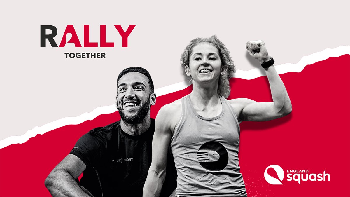 For #IWD2022, we’ve launched the Rally Together campaign to help create a more inclusive environment where females can thrive. 

Join <a href="/ginakennedyy/">Gina Kennedy</a> &amp; <a href="/declanjames1/">Declan James</a> in taking the #RallyTogether pledge to champion women &amp; girls in squash ⬇️ 

bit.ly/3HUfjTT 

#BreakTheBias