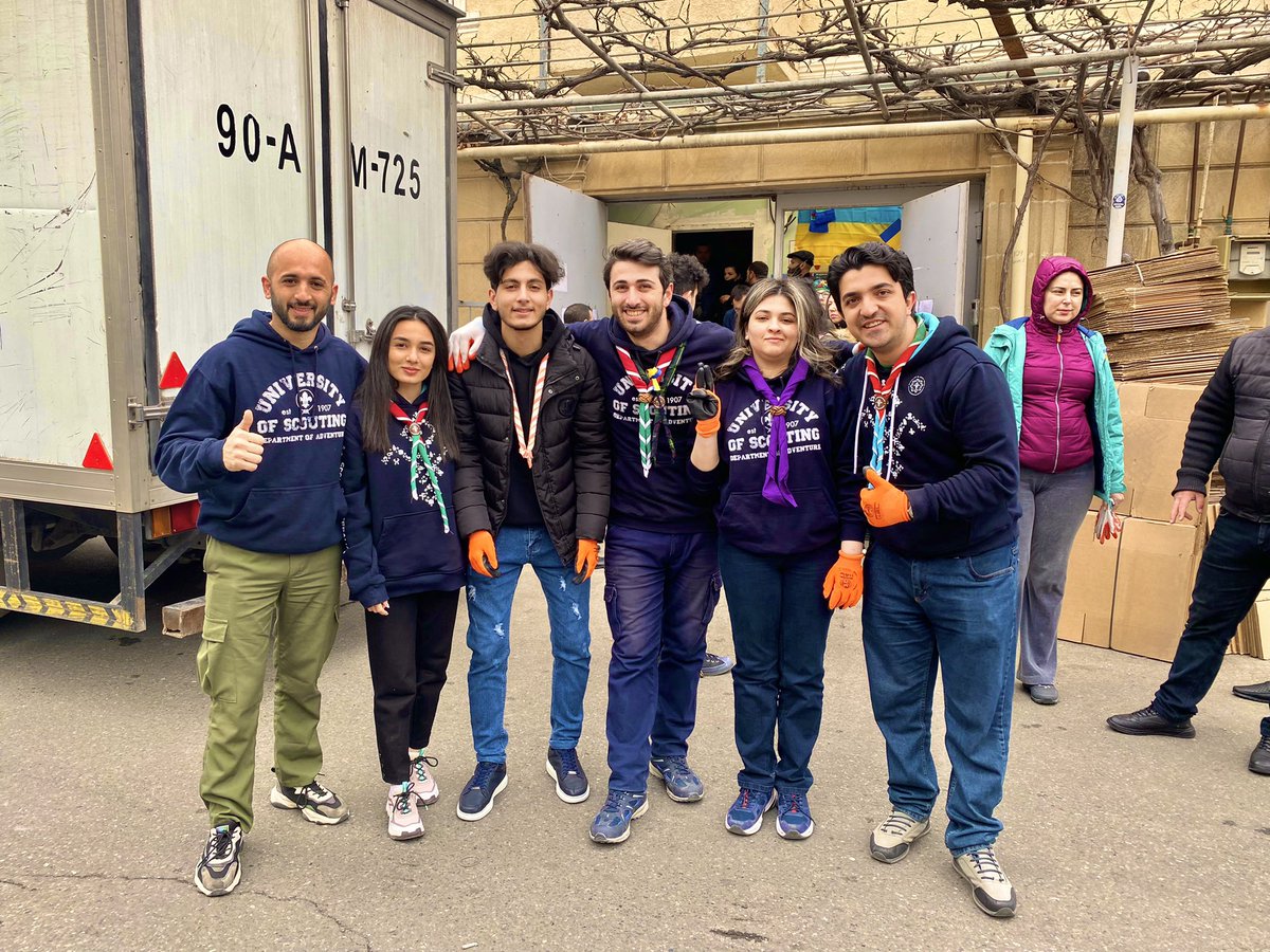 ulvijamalsoy's tweet photo. #supportofUkraine 🇺🇦 
Today, more than 15 #scouts took part here. 💜 https://t.co/fKBgkOoQ2d