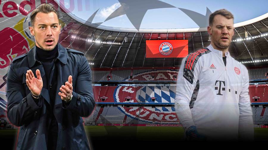 Gio_Dusi's tweet photo. ๐ฉ๐ช๐ค
The match between #FCBayern and #FCSalzburg tonight will mark the third meeting between Salzburg coach Matthias #Jaissle (born in 1988) and Manuel #Nauer (born in 1988 too).
They shared the pitch in other 3 games, between 2008 and 2011. https://t.co/Ha6E574PuN