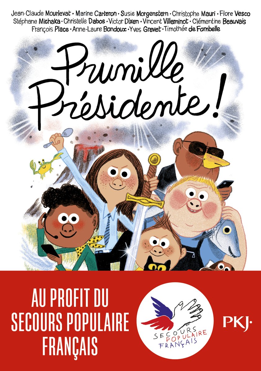 pocket_jeunesse's tweet photo. Hier notre éditeur Xavier D'Almeida était l’invité de l’émission C’est déjà demain diffusée sur @francebleu  pour présenter Prunille Présidente !
Une émission consacrée à cette question : comment expliquer les #Elections2022 aux enfants ?
A réécouter ici : https://t.co/BEya7AT3Bg https://t.co/tFsdadvd45