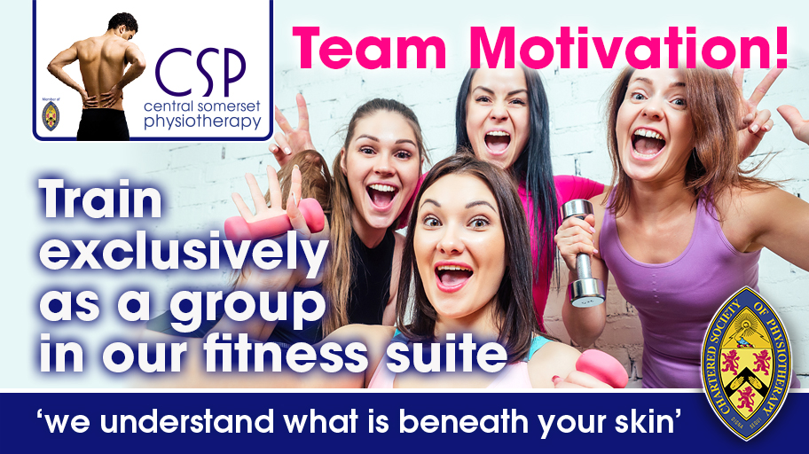 CSP_Physio's tweet photo. Semi-Personal Training - our fitness suites in East Brent and Wells are available for semi-personal training - perfect as a quiet place for a small group to train together in our affordable, private fitness suite. Team motivation, train together and make those gains! https://t.co/tpGj5tRs5g