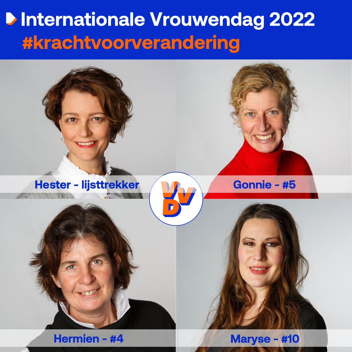 Op #internationalevrouwendag willen we graag een aantal vrouwelijke kandidaten op onze lijst extra onder de aandacht brengen! #stemopeenvrouw #GR22 #bouwenaandetoekomst #krachtvoorverandering