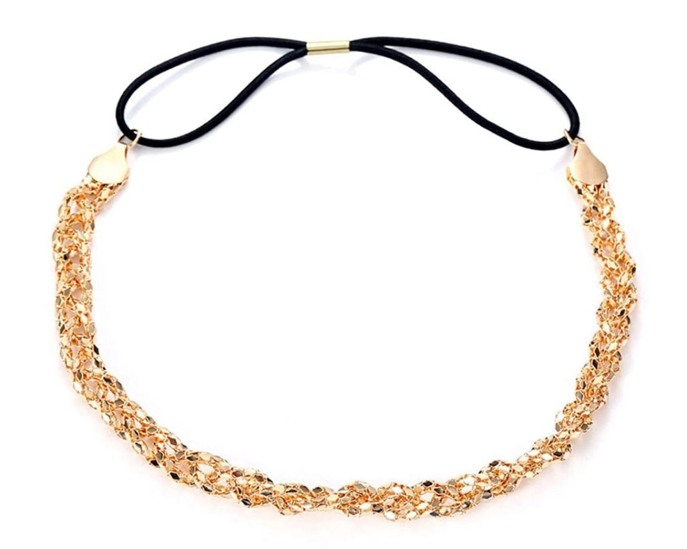 headband_fr's tweet photo. Un joli bijou de tête tressé à maillons doré. Parfait pour une coiffure chic et sophistiquée. Dispo aussi en argenté >> https://t.co/WEnqlFDDNI https://t.co/iD0IqcF3kW