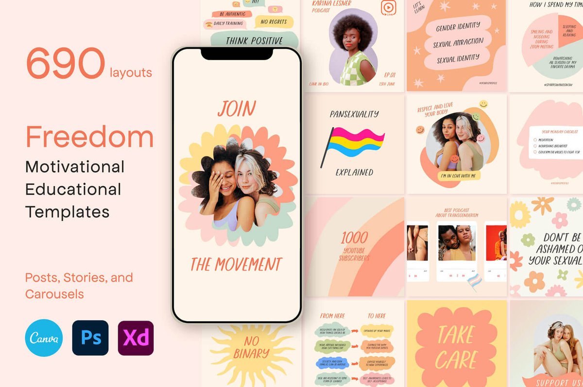 sparrowandsnow's tweet photo. Freedom — Social Media Templates for spreading awareness through words and images. 
The spirit of this product finds its essence in the values of equality, love, self-love, and freedom.
https://t.co/tq5ybrecnt https://t.co/HzE7HcVaVR