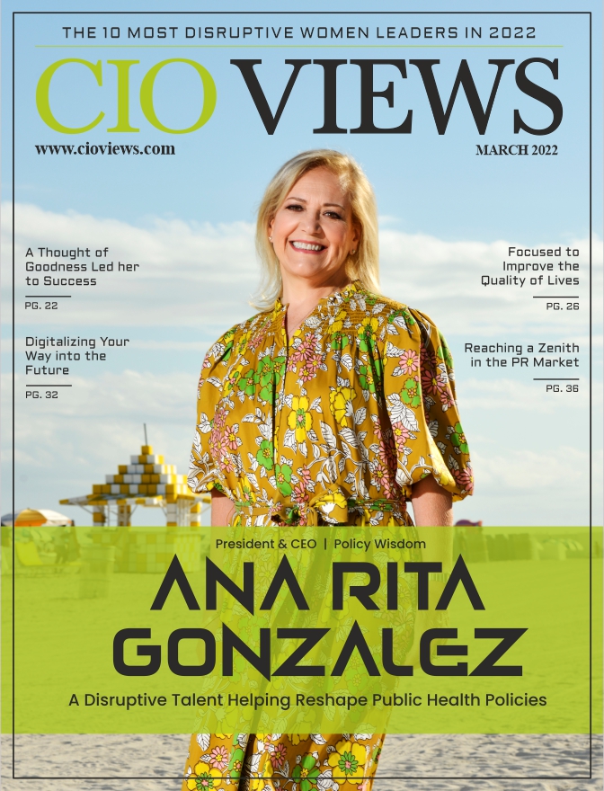 CIOviews's tweet photo. "The 10 Most #Disruptive #Women #Leaders in 2022".

Featuring on the cover story of this edition is the success story of @anaritagon, President &amp; CEO of @PolicyWisdom. https://t.co/JKet5LXbLK

#publichealth #womenleadership #womeninbusiness  
#womenleaders #IWD2022 #WomensDay2022 https://t.co/Lz3Ce1gKK9