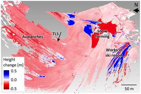 3DGeoHD's tweet photo. π°New paper: Using #4DObjectsByChange improves change analysis from near-continuous 3D time series by considering full temporal information, shown for snow cover monitoring with hourly point clouds: https://t.co/0MX3RnMjDG #3DGeo @kappadiversa @geogemgis @BernhardHofle (ka) https://t.co/Fa8W4NYtNm