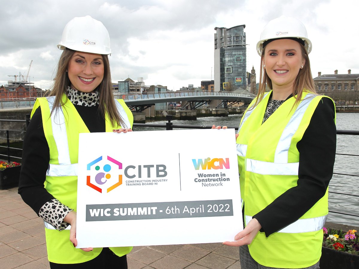 CITB NI's 2nd Women in Construction NI Summit, Wed 6th April 2022, Crowne Plaza, Belfast. Hosted by Sarah Travers with key speakers including Michaela Wain, Naomh McElhatton, Deepa Mann-Kler, Rachel McKeeman &amp; Sinead Molloy. Book Now bit.ly/3MrJCov  #WICNIsummit22 #IWD22