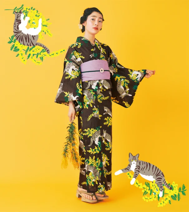 今日3/8は #ミモザの日 💛

猫部の2021年のオリジナル浴衣は、
キジ白猫×ミモザのデザインでした♪

ミモザの花言葉は「友情」「真実の愛」など、まるで猫さんと飼い主さんをあらわしているよう💐

https://t.co/LIa3rq1Mgt 