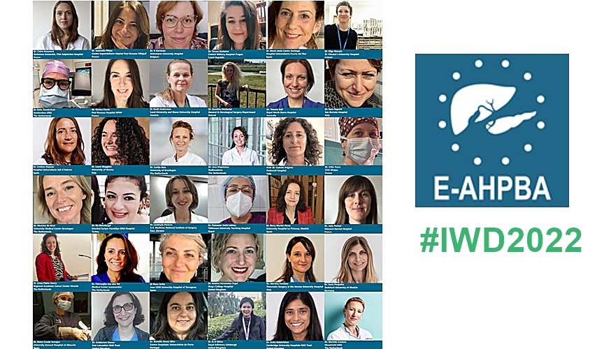 EAHPBA's tweet photo. Join together to smash the stereotypes in #HPBsurgery

On International Women's Day, we celebrate the accomplishments of female colleagues throughout Europe, the Middle East, Africa and around the world.

#IWD2022 https://t.co/ioN9TgJGSc
