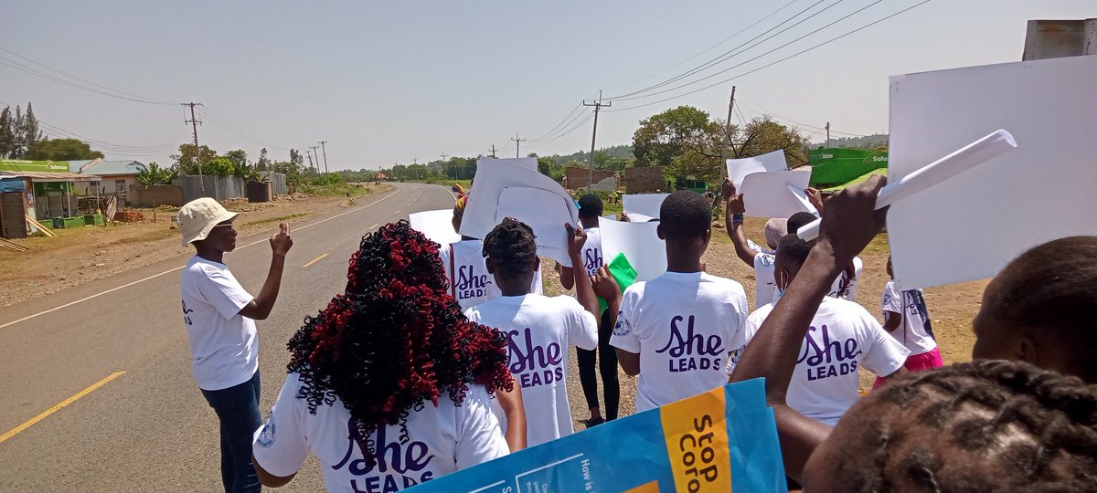 Peaceful procession at kadel Market as we celebrate our women.
<a href="/polycomdev/">Polycom Girls 💛💙💖</a> <a href="/PSKenya_/">Population Services (PS) Kenya</a> <a href="/Mercykipngeny/">MercyKipngeny</a> <a href="/ororacharles/">Charles N. Orora,PhD</a> <a href="/Power2YouthKe/">Power To Youth Kenya</a> <a href="/CsoHomabay/">@HomaBay CSO Network</a> <a href="/LVCTKe/">LVCT Health</a> <a href="/YACHHomabay/">Homabay Youth Advisory Council for Health</a>
@YALIRLCEA
<a href="/KEYPAN01/">Kenya Youth Parliaments Network</a>
<a href="/UNFPAKen/">UNFPA in Kenya</a>
<a href="/Af_Rika/">AfRika</a>
<a href="/Amref_Kenya/">Amref Health Africa in Kenya</a>
#bintishupavu
#IWD2022 
#breakthebias2022 
#PowerToYouth
