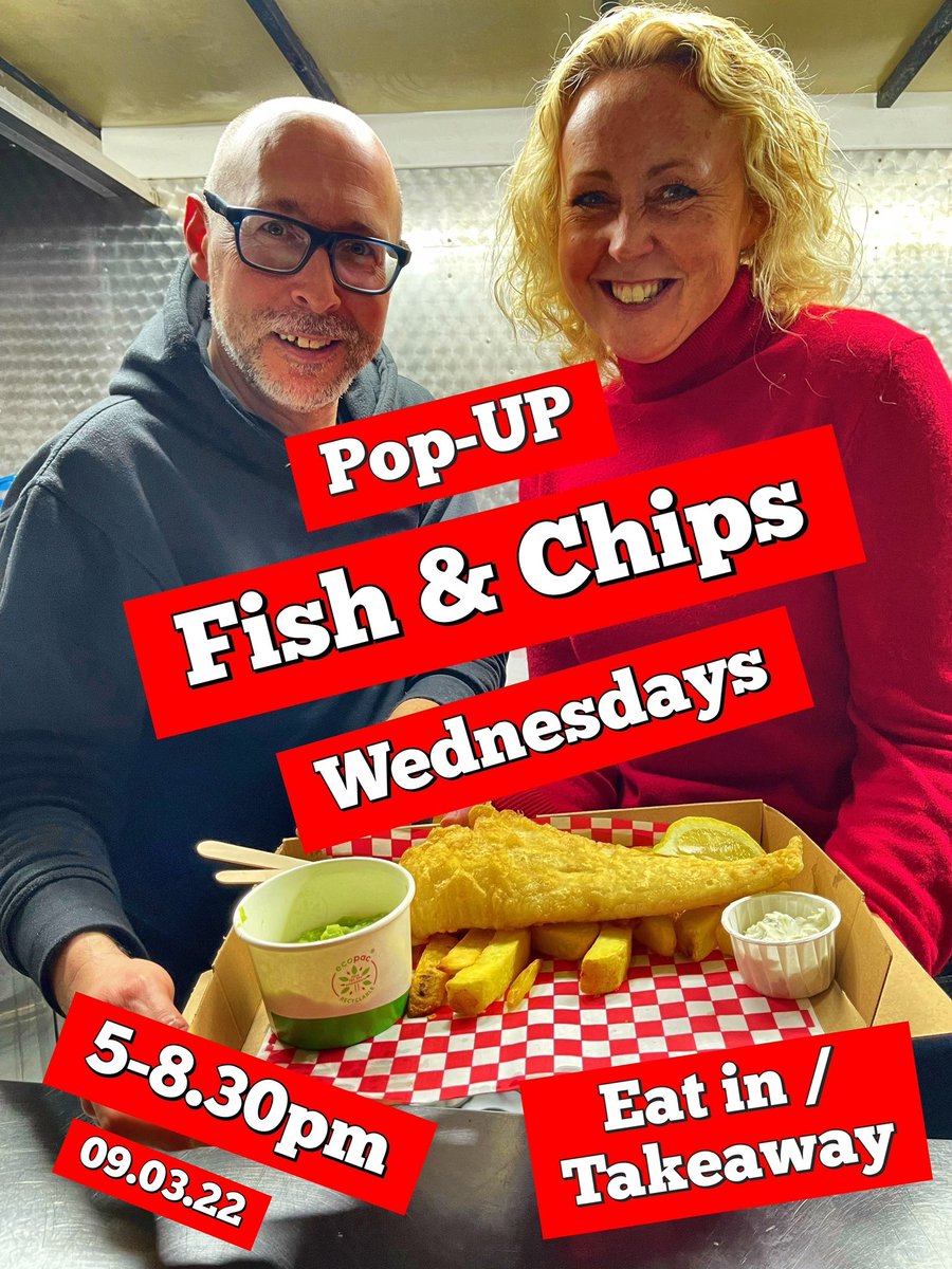 thewonstonarms's tweet photo. Mid week@ Chippy Supper warning ! Darren is rocking up in his Catchafryer food truck Wednesday night this week . Amazing feedback from his cooked to order fish and chips . Come &amp; try him out from 5pm #fishandchipnight #popupfood #wonstonarms #bestlittlepubinhampshire @FirePizzas https://t.co/6o8q9Ygdvg
