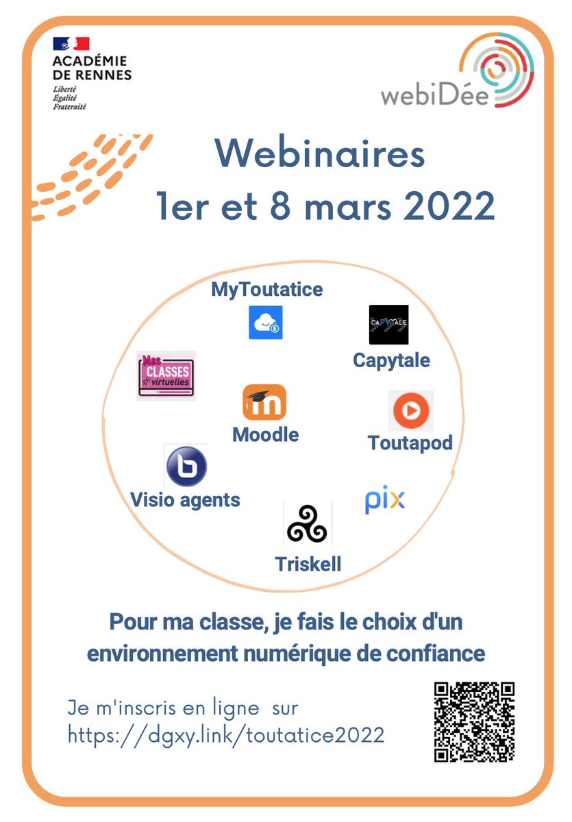 jmlebaut's tweet photo. Faire le choix d'un environnement numérique de confiance : nouvelle journée académique de visioformation aux services Toutatice @acrennes  avec @resentice @interactik #ecriturecollaborative #espacespartagés #communautéapprenante
https://t.co/DVS1chLHMm https://t.co/Qj5NQ1jEqS