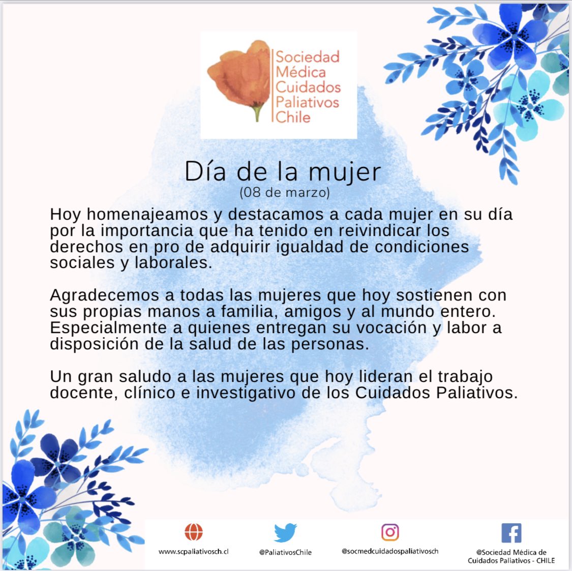PaliativosChile's tweet photo. #8Marzo2022 https://t.co/Rmbt1Ulk8b