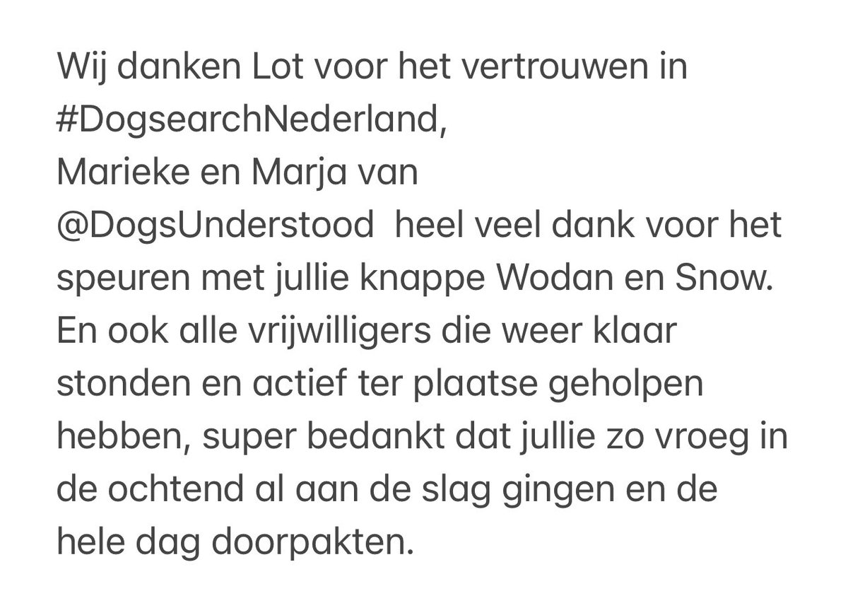 DogsearchNL's tweet photo. Update #knopa #Amsterdam
https://t.co/JM3LjPjicy
@Dogs_Understood 🙏🏼 https://t.co/YPMXVWi0Vn