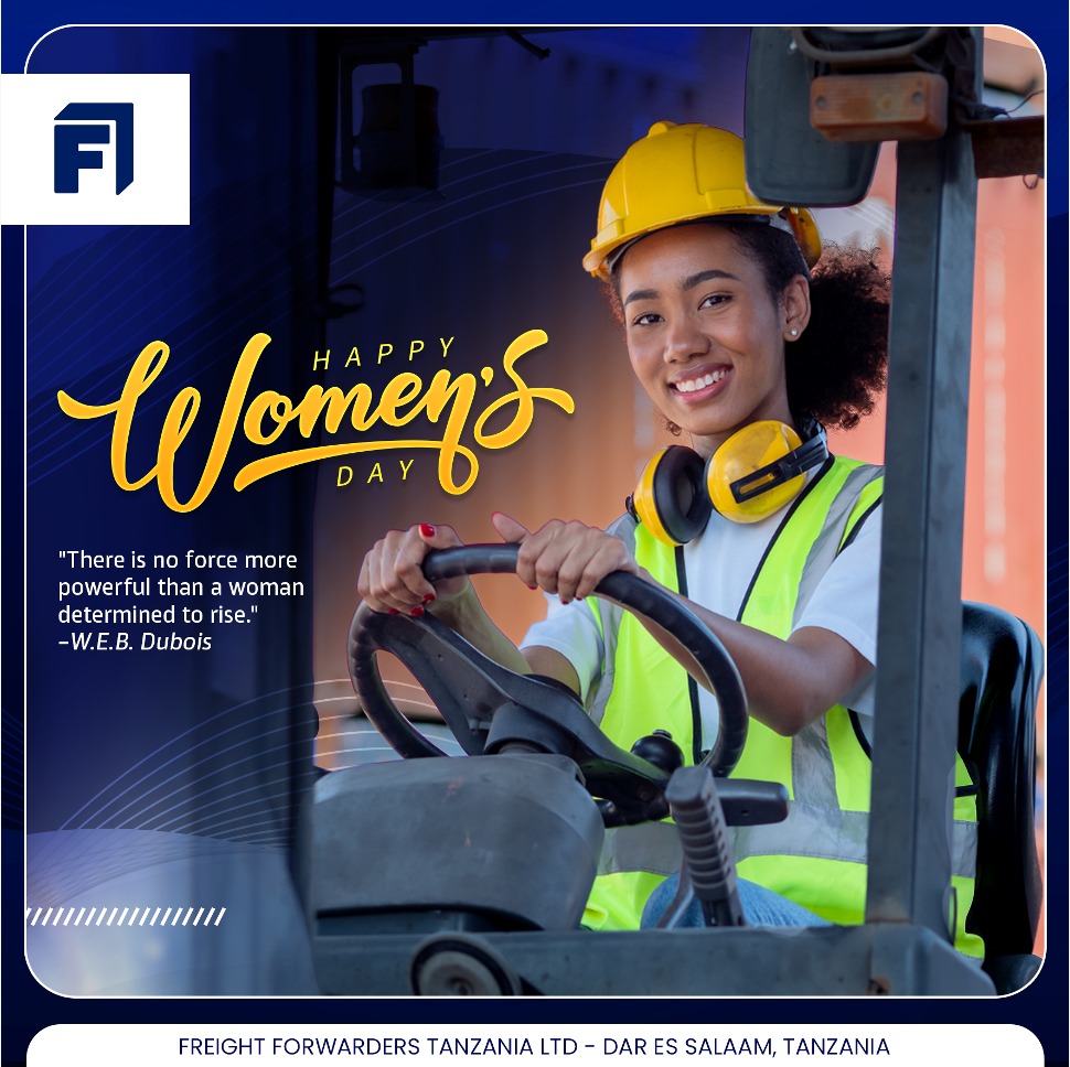 FFTanzania's tweet photo. Wishing you a Happy Women’s Day from Freight Forwarders Ltd. https://t.co/b35mFLP5Ho