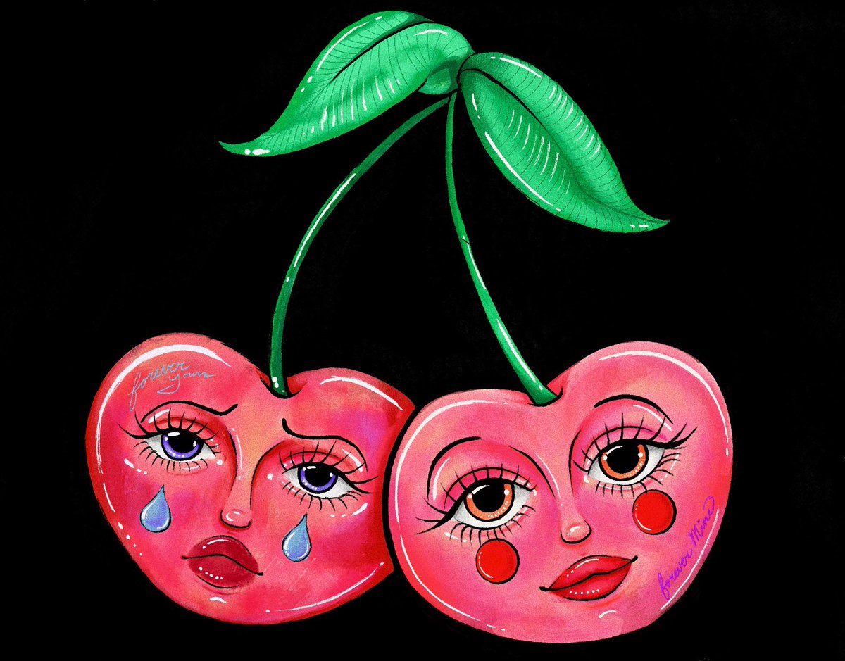 sadpapipills's tweet photo. a pair🍒 https://t.co/4TrJdeIij7