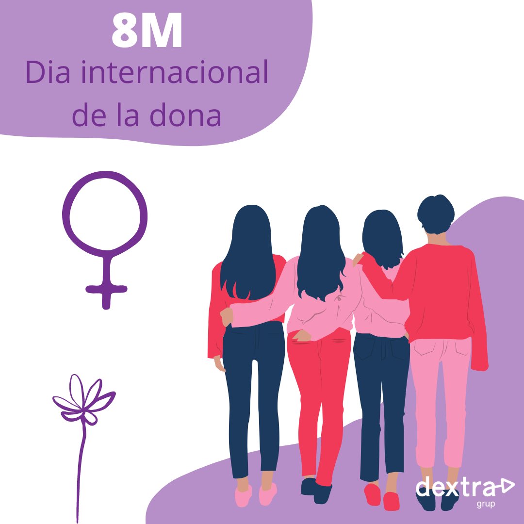 DextraGrup's tweet photo. 8 M, avui i cada dia, feliç dia de lluita a totes les dones. 💪🏼💜

Vindicarem la nit
i la paraula DONA.
Llavors creixerà l'arbre
de l'alliberament.

“MARIA MERCÈ MARÇAL I SERRA”
Bruixa de dol, 1979 https://t.co/fpKYmF7neR