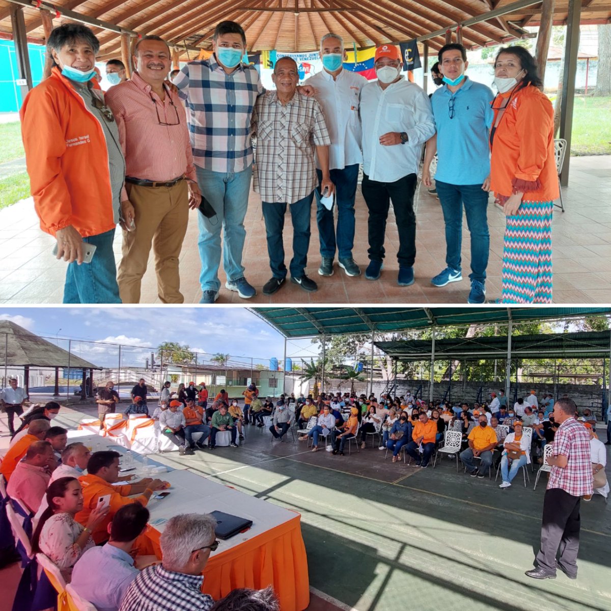 carlocardozo's tweet photo. #07M Edo Monagas, continuamos llevando el mensaje de la ruta politica, replicar la asaña del Edo Barinas es cuestión de unidad de todo los factores democráticos @freddysuperlano @Rafaelvelozg https://t.co/ZDuVoWnEcR