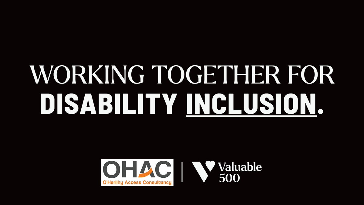 OHAC2's tweet photo. We are proud to announce that O'Herlihy Access Consultancy will be listed on the Valuable Directory. We look forward to working with the Valuable 500 companies to end disability exclusion.

#Disabilitylnclusion #TheValuableDirectory

Find out more: https://t.co/CpY4PjKKQF https://t.co/zvwihDnYPq