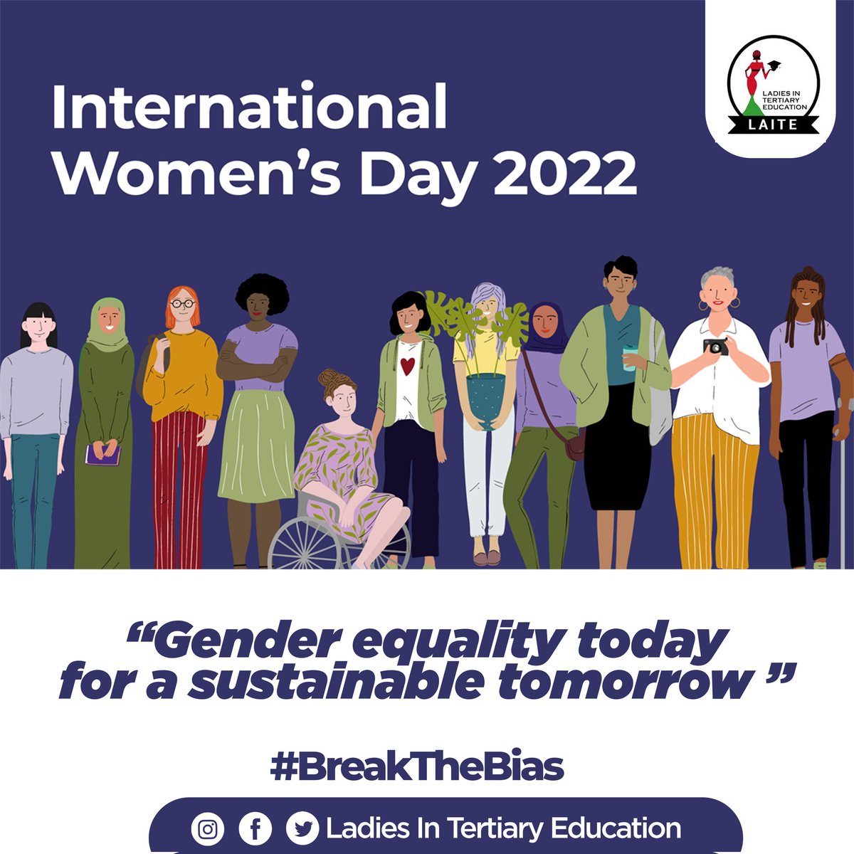 intertiary's tweet photo. Happy International Women's Day...lets join hands in breaking the bias and bringing the balance.
#breakthebias2022 
#IWD2022 https://t.co/Vbilro9sta