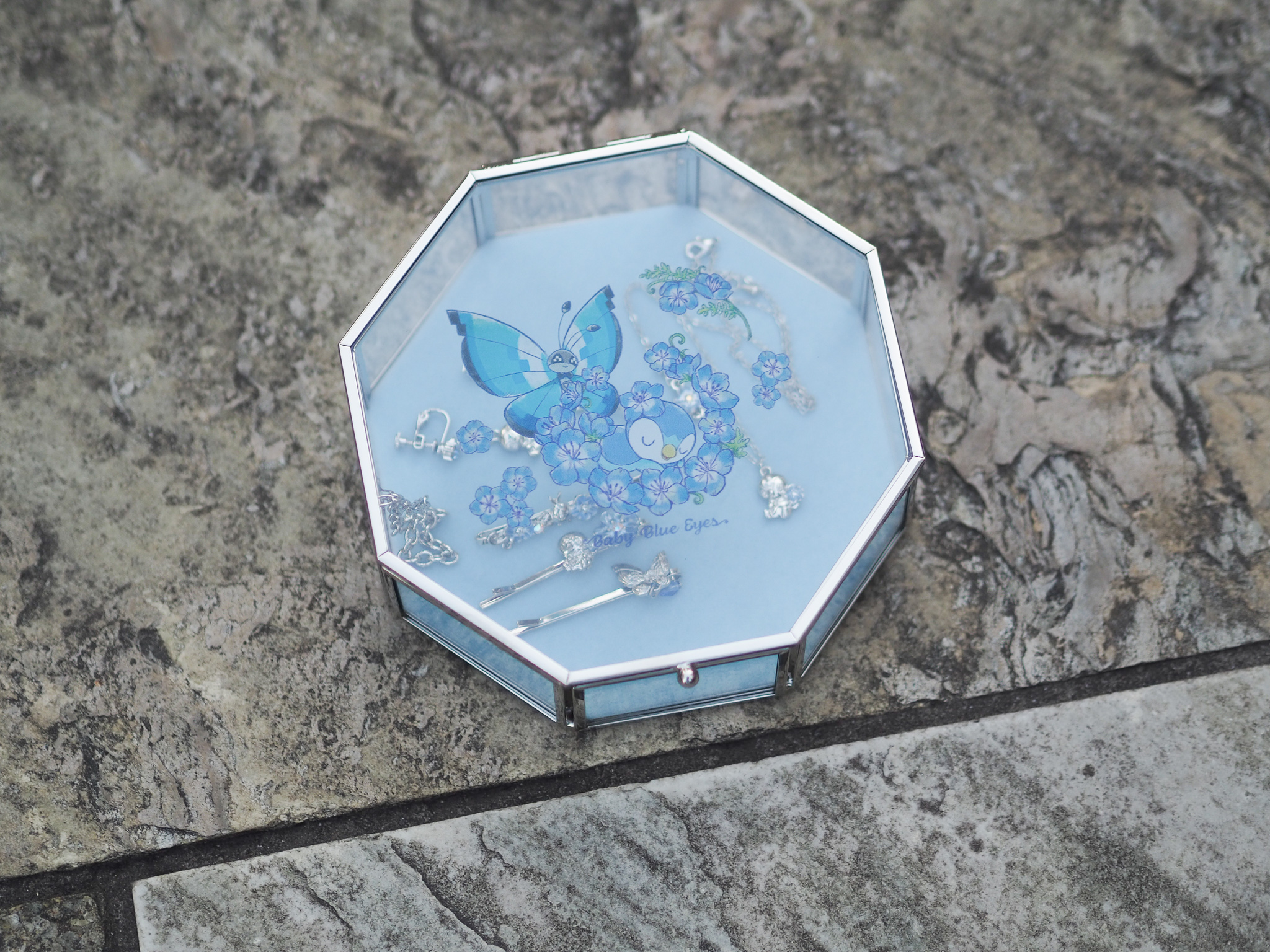 ポッチャマ セット ネモフィラ グラス コースター アクセサリーケース Pokemon ポケモンセンターオリジナル アクセサリーケース Baby